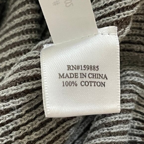 HELLO NITE Black & Grey Waffle Weave Top is New w/o Tags! Size SMALL; Runs Large - Picture 7 of 7